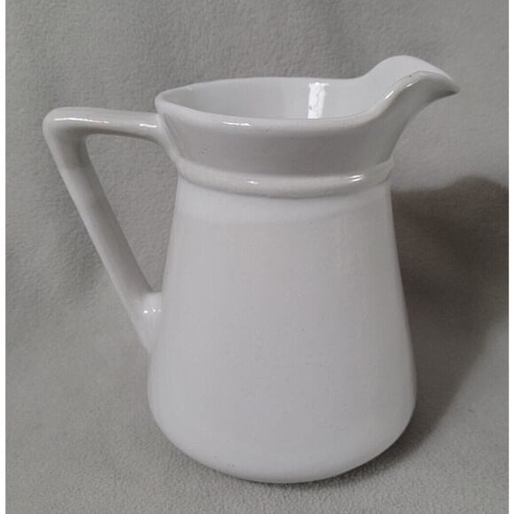 Western Stoneware Monmouth Pottery Don't Cry Over Spilled Milk Pitcher Farm Hous - Picture 6 of 11